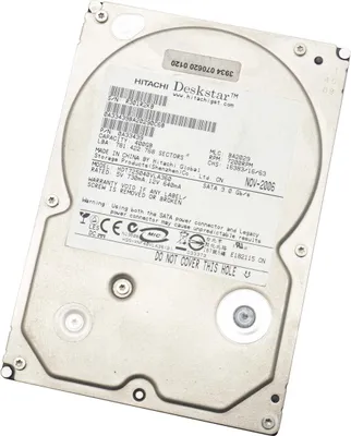 Produktbild von Festplatte, 400 GB, 3,5 Zoll, SATA, Hitachi, für Desktop-Computer, DVR, PC, KVM
