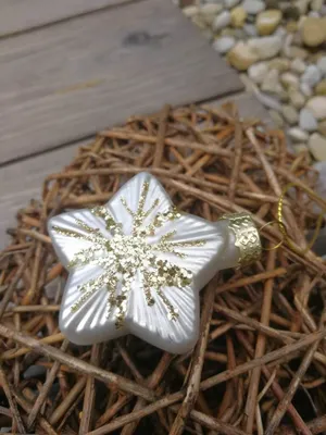 Produktbild von Christbaumkugel Stern Zilia, gold