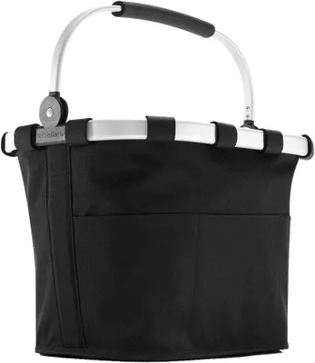 Productafbeelding van Fietsmand stof 15 liter - Zwart - 26 x 35 cm