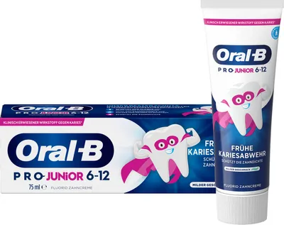 Obrázek produktu pro Zubní pasta Oral-B Pro Junior 6-12 let