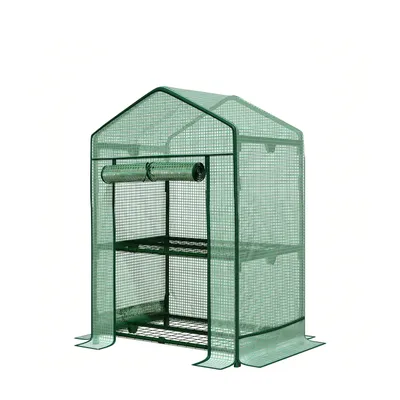 Obrázek produktu pro Skleník Bloom Odolný proti povětrnostním vlivům s robustním ocelovým rámem 2 úložné úrovně