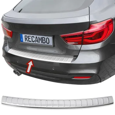 Obrázek produktu pro Matná ochrana nárazníku z nerezové oceli pro BMW řady 3 GT | F34 | 2013-2020 | se zkosením