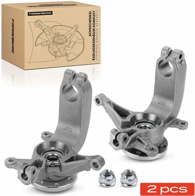 Produktbild von Frankberg 2x Achsschenkel Radlagergehäuse Komplett Vorne Rechts Links für Renault Megane II BM0/1