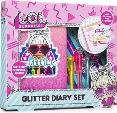 Produktbild von L.O.L. Glitzer-Notizbuch-Set 42-0208 78357