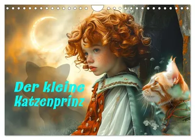 Produktbild von Der kleine Katzenprinz (Wandkalender 2027 DIN A4 quer), CALVENDO Monatskalender