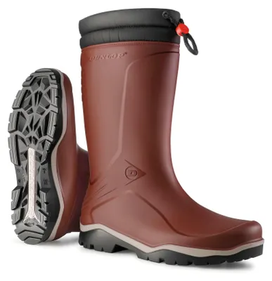 Produktbild von Dunlop Blizzard Schneestiefel, Gefütterte Winterstiefel, Rot, Größe 40
