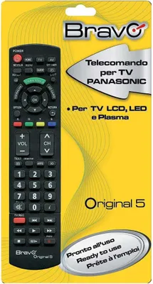 Produktbild von Bravo Original 5, TV, IR Wireless, Drucktasten, Schwarz