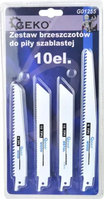 Produktbild von GEKO Geko Reciprosägeblätter 10 Stück - Metall und Holz