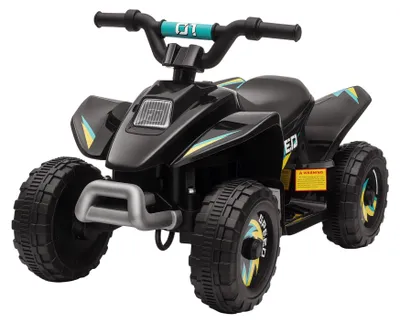 Productafbeelding van Elektrische quad voor kinderen 6V met vooruit- en achteruitfunctie voor kinderen van 1,5-3 jaar tot 20 kg, zwart