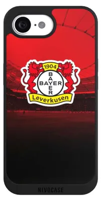 Produktbild von NIVOCASE Handyhülle für Apple iPhone 17e  Hülle NIVOpure Case Schwarz Bayer 04 Leverkusen Offizielles Lizenzprodukt Stadion