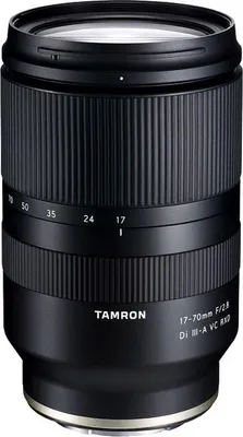 Zdjęcie produktu dla Tamron 17-70mm F/2.8 Di III-A VC RXD, Obiektyw zmiennoogniskowy szeroki, 16/12, 17 - 70 mm, Sony E, Automatyczne ustawienie ostrości