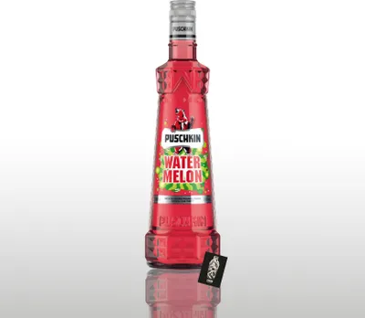 Produktbild von Puschkin Watermelon - Wassermelonen Vodka - 0,7L 17,5% Vol. - [Enthält Sulfite]