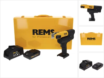 Produktbild von REMS Mini Press 22 V ACC Basic Pack Akku Radialpresse 21,6 V 22 kN ( 578010 R220 ) + 1x Akku 1,5 Ah + Ladegerät + Koffer