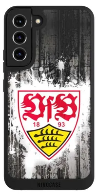 Produktbild von NIVOCASE Handyhülle für Samsung Galaxy S22+ Hülle NIVOpure Case Schwarz Bundesliga Offizielles Lizenzprodukt VfB Stuttgart