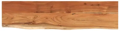Zdjęcie produktu dla vidaXL Półka ścienna 120x30x2,5 cm prostokątna, krawędź z litego drewna akacjowego