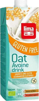 NAPÓJ OWSIANY BEZ DODATKU CUKRÓW BEZGLUTENOWY BIO 1 L - LIMA