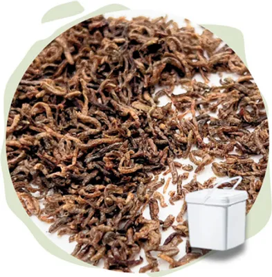 Produktbild von NATURHÄPPCHEN getrocknete Mückenlarven FD Bloodworms Fischfutter - 5000 ml im Eimer