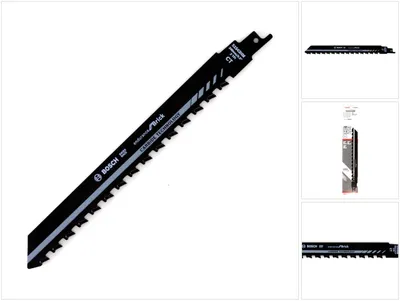 Zdjęcie produktu dla Bosch S 1543 HM, Ostrze wyrzynarki, Cegła, Węglik, Czarny, 1,27 cm, 19 cm