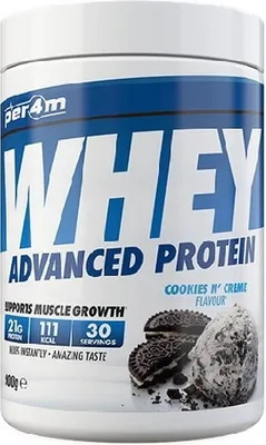 Produktbild von Per4m Whey Protein - 900g-Dose Cookies&Cream