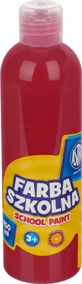 Obrázek produktu pro Astra Farba szkolna tempera 250 ml czerwona ciemna