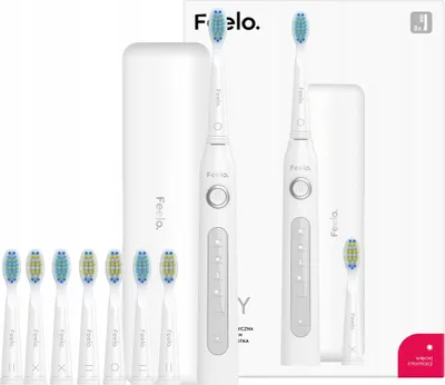Immagine prodotto di Spazzolino elettrico FEELO EASY per bambini dai 7 anni in su, 8 testine