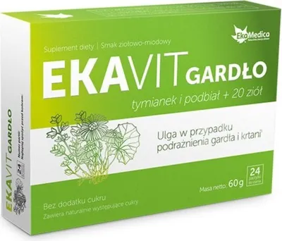 Produktbild von Ekamedica Ekavit Halsthymian und Huflattich 20 Kräuter