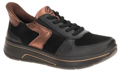 Productafbeelding van ara SAPPORO 3.0 damesschoenen - sportieve slippers - instapschoenen, zwart, nieuw
