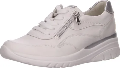 Produktbild von Waldläufer Sporthalbschuhe Formsohle modisch in weiss/weiss kombi, Gr. 5