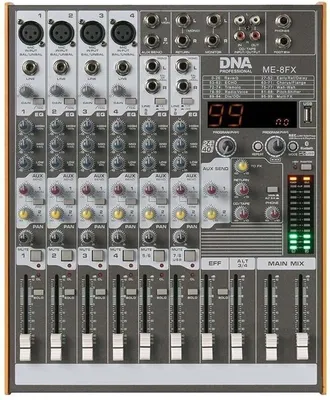 Immagine prodotto di DNA ME-8FX audio mixer 8 channels USB Bluetooth