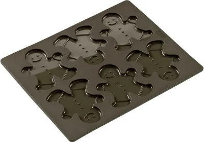 Immagine prodotto di LURCH teglia da forno tortiera in silicone per 6 biscotti teglia per pan di zenzero FLEXIFORM