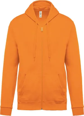 Produktbild von Kariban Herren Sweatjacke Kapuzenpullover Hoodie Sweatshirt Pullover, Größe:4XL, Farbe:Orange