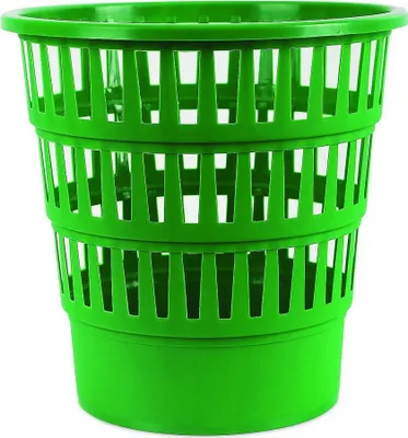 Image de Poubelle perforée, 16 L, Pp, vert