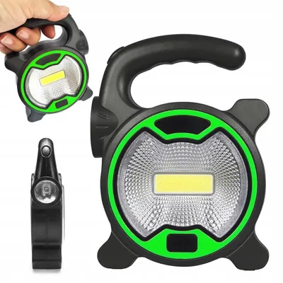 Produktbild von LED Arbeitslicht 2-in-1 160 Lumen COB Arbeitsleuchte Taschenlampe Werkstattlampe Camping Notlicht mit Batteriebetrieb