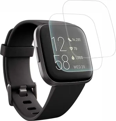 Immagine prodotto di Vetro temperato per Fitbit Versa 2 [2 pezzi] Schermo protettivo in vetro temperato blindato Phonillico®