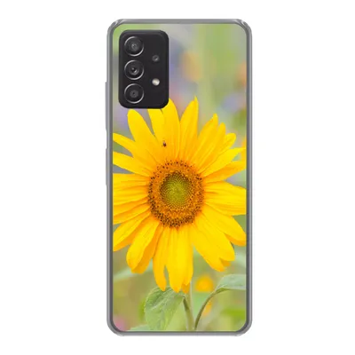 Produktbild von MuchoWow® Handyhülle Schutzhülle Hülle für Samsung Galaxy A53 5G Blumen - Sonnenblume - Gelb Silikon Softcase Handy Hülle - Schutzabdeckung
