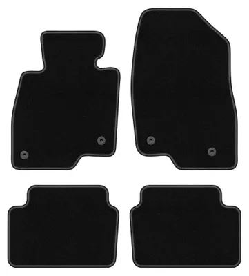 Immagine prodotto di Tappetini in moquette per Mazda 6 GJ III 2012- (station wagon) – set 4 pezzi, neri, su misura – Wielganizator BASIC – fissaggio guidatore