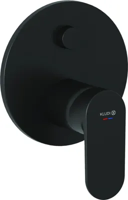 Obrázek produktu pro Kludi X1 UP vanová/sprchová sada EHM s funkční jednotkou, černá, 1 ks.