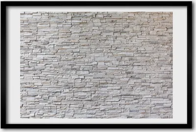 Produktbild von Bild 60x40 MDF-Rahmen, Wandkunst Steinwand