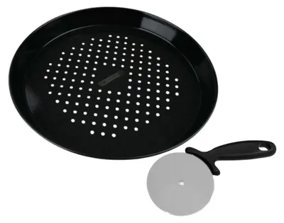 Productafbeelding van Geloofwaardige pizzabakplaat en rooster - FACKELMANN PROFESSIONAL - 32 cm