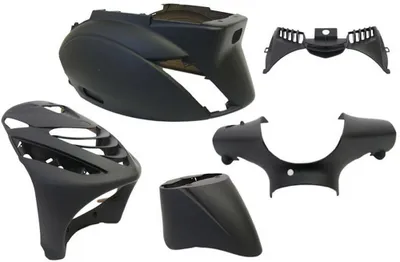 Obrázok produktu pre Sada kapotáže 5-dielna Edge pre Piaggio Zip-SP od roku 2000 - matná čierna