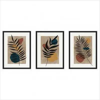 Image de Posters encadrés pour murs, salon, bureau, chambre, feuilles