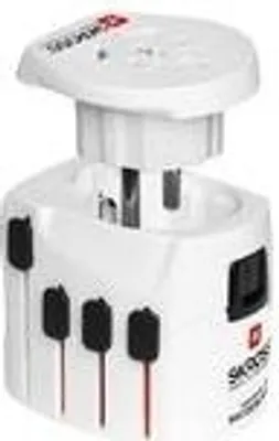 Produktbild von MicroConnect SKROSS World Adapter Pro+ - Adapter für Power Connector - weiß (PETRAVEL27)
