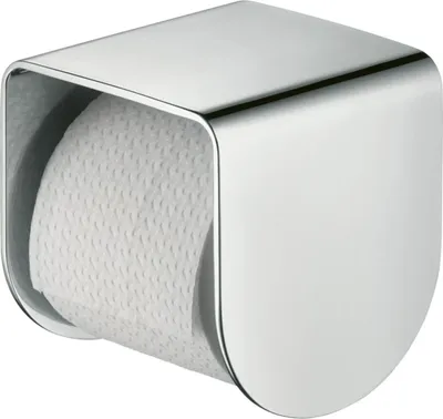 Produktbild von hansgrohe AXOR UNIVERSAL Accessories Toilettenpapierhalter, softsquare, mit Ablage, 42436950