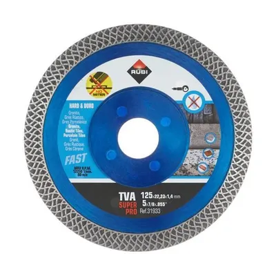 Produktbild von Rubi Super Pro Diamanttrennscheibe Turbo Viper TVA 125 für harte Materialien