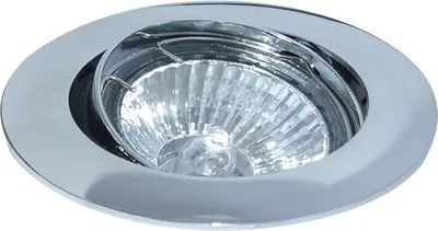 Produktbild von Einbaustrahler Chrom schwenkbar für GU10 und GU5.3 Leuchtmittel