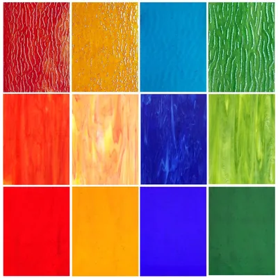 Immagine prodotto di Set di 12 vetri colorati per progetti fai-da-te