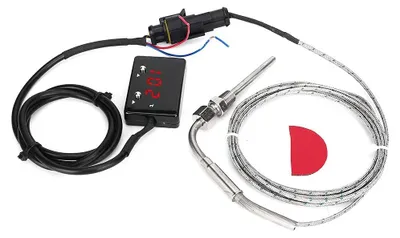 Produktbild von Auslasstemperatursensor mit digitalem Display - NPT 1/8in - Temperaturmessung 0-1000°C - 12V DC
