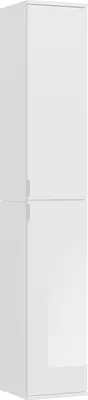 Produktbild von Stauraumschrank "SystemX" weiß Hochglanz Mehrzweckschrank 30 x 193 cm Hochschrank