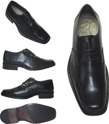 Produktbild von Herren Businessschuhe Leder Größe 44 schwarz  EAN 9008781006472