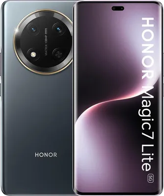 Produktbild von Honor Magic7 Lite, 17,2 cm (6.78"), 8 GB, 256 GB, 108 MP, Android 14, Schwarz, Titan